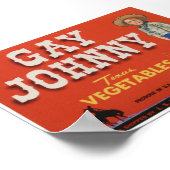 Gay Johnny  Old Vegetables Crate Labels AD Poster (Hoek)