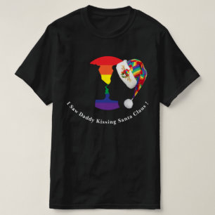Gay Kerst Kus T-Shirt