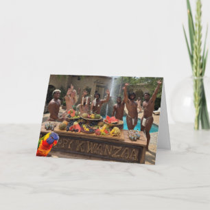 Gay Kwanzaa Viering Persoonlijke kaart