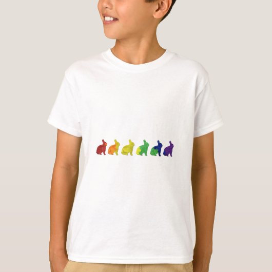 Gay & Lesbian Pride Bunnies T-shirt (Voorkant)