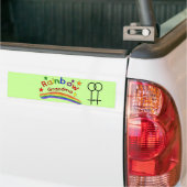 Gay Lesbian "Rainbow Grandma" Bumpersticker (Op Truck)