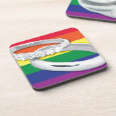 Gay Lesbian Wedding Bier Onderzetter (Linkerzijde)