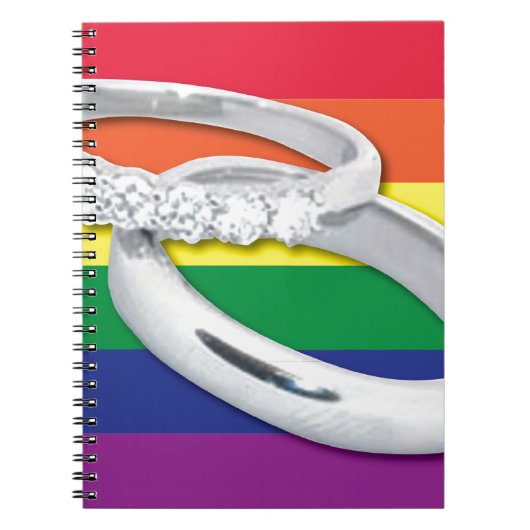 Gay Lesbian Wedding Notitieboek (Voorkant)