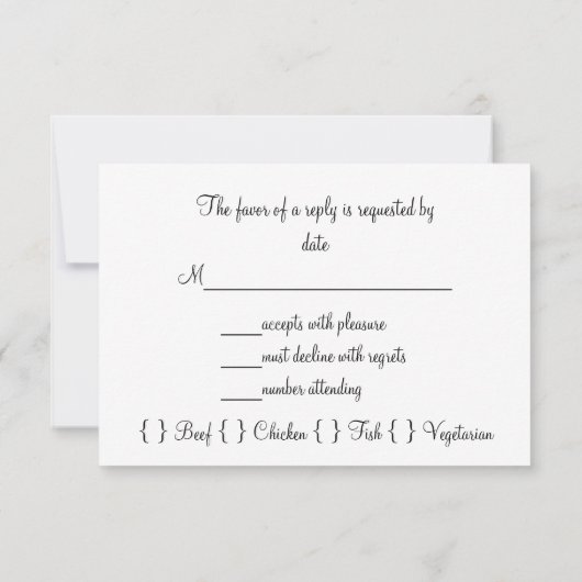 Gay Lesbisch Bruiloft RSVP Goud, Chocolade Bruin (Achterkant)