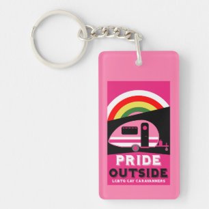 Gay LGBTQ Camping Gifts Sleutelhanger