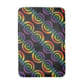 Gay LGBTQ Rainbow Pride Modern Patroon Badmat (Voorkant Verticaal)