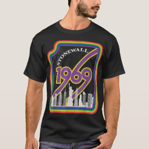 Gay LGBTQ Stonewall 1969 Retro New York SK T-shirt