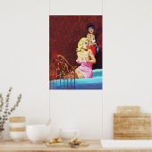 Gay Love  Pulp Magazine Hoesje Art Poster (Keuken)