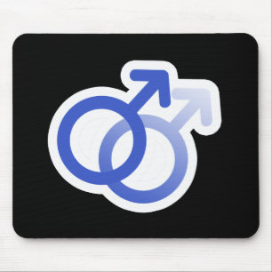 GAY LOVE SYMBOLS BLUE -.png Muismat