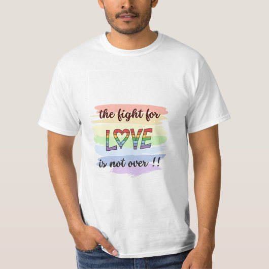 GAY LOVE T SHIRT (Voorkant)