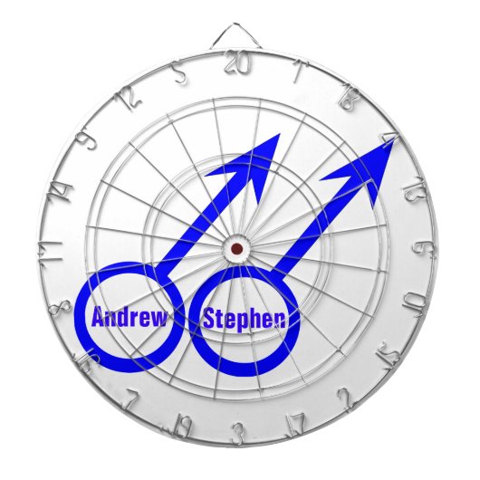 Gay Lovers Dartboard Dartbord (Voorkant)