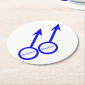 Gay Lovers Onderzetters (Gebogen)