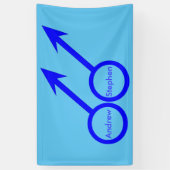 Gay Lovers Persoonlijke banner (Verticaal)