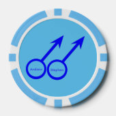 Gay Lovers  Poker Chips (Voorkant)