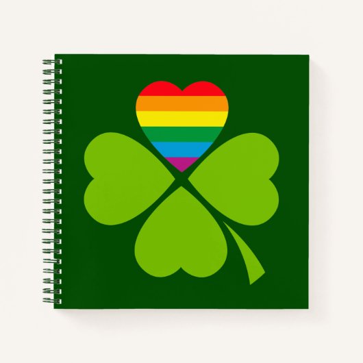 Gay Lucky Clover Notitieboek (Voorkant)