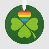 Gay Lucky Clover Ornament (voorkant)