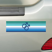 Gay Male Pride Bumpersticker (Op auto)