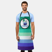 Gay Male Pride Cat - Wees jezelf Schort (Gedragen)