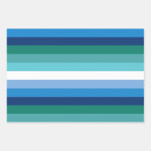 Gay Male Pride Flag (Azure) Inpakpapier Vel (Voorkant)