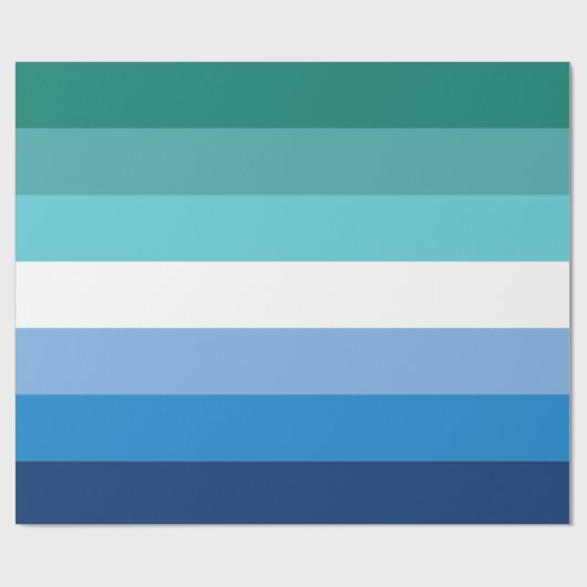 Gay Male Pride Flag Cadeaupapier (Vlak)