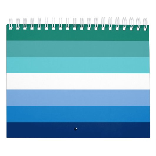 Gay Male Pride Flag Kalender (Hoes)