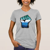 Gay Male Protest Fist T-shirt (Voorkant)