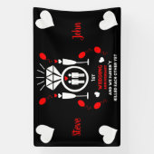 Gay Mannen 1e Wedding Jubileum Banner (Verticaal)