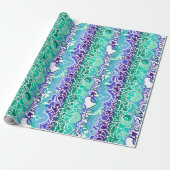 Gay Mannen MLM Pride Squiggle Cadeaupapier (Uitgerold)
