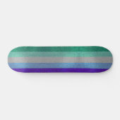 Gay Mannen Pride Flag Glitter Sparkles LGBTQ Skateboard (Horizontaal)