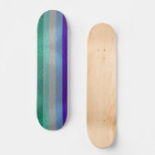 Gay Mannen Pride Flag Glitter Sparkles LGBTQ Skateboard (Voorkant)