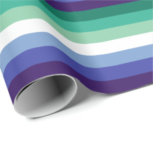 Gay Mannen Pride, Striped Print, LGBTQ PRIDE Cadeaupapier