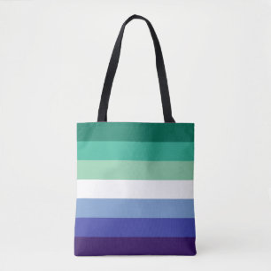 Gay Mannen Pride, Striped Print, LGBTQ PRIDE Draagtas