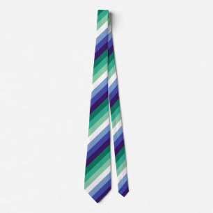 Gay Mannen Pride, Striped Print, LGBTQ PRIDE Stropdas