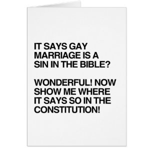 GAY MARRIAGE IS EEN SIN IN DE BIBLE