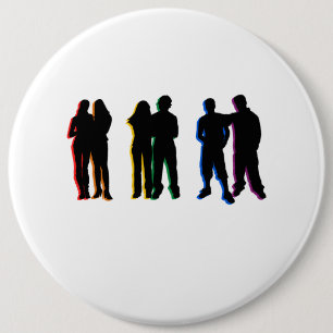 Gay Marriage / New Love Ronde Button 6,0 Cm