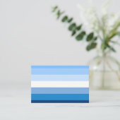 Gay men Flag Visitekaartje (Staand voorkant)