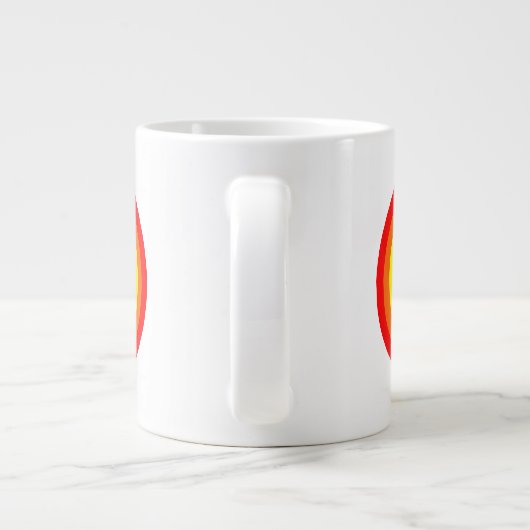 Gay Men Round Rainbow Mug (Dos)