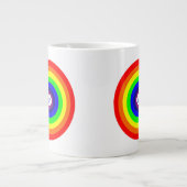 Gay Men Round Rainbow Mug (Devant)