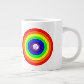 Gay Men Round Rainbow Mug (Droite)