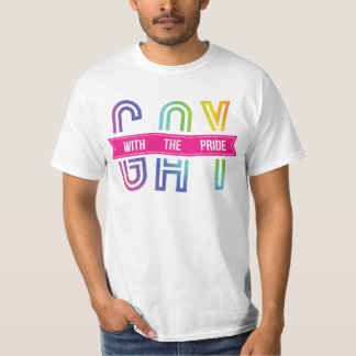 Gay met Pride in 3 kleuren T-Shirt