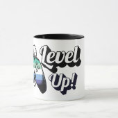 Gay MLM Pride Level Up Tiger Paw Controller Mug (Centre)