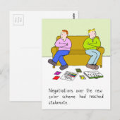 Gay New Home Decorating Humor Briefkaart (Voorkant / Achterkant)