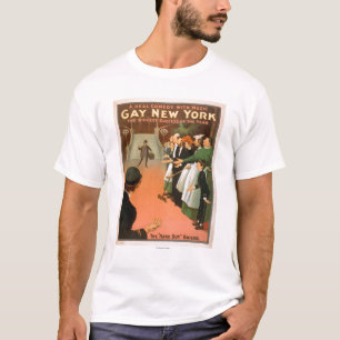 Gay New YorkRich Gentleman Theater Poster T-shirt