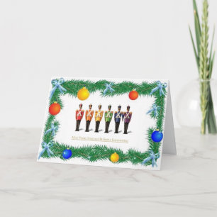 Gay Nutcracker Soldiers Holiday Kaart