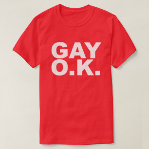 GAY O.K. A OKAY T-SHIRT