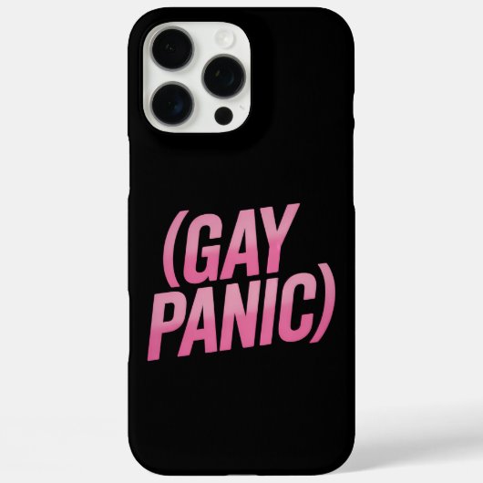 Gay Panic LGBTQ-protesttrots Case-Mate iPhone Case (Achterkant)