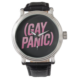 Gay Panic LGBTQ-protesttrots Horloge