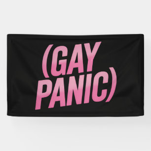Gay Panic LGBTQ-protesttrots Spandoek