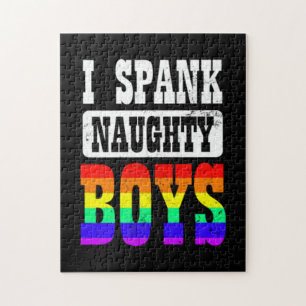Gay papa I Spank Naughty Boy Legpuzzel