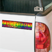 Gay Peace Bumpersticker (Op Truck)